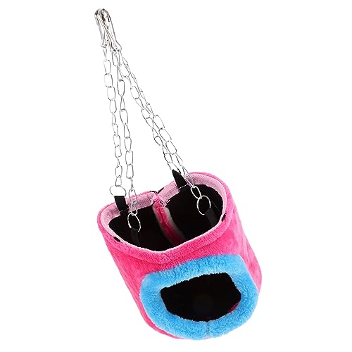 INOOMP Kleintier Hängematte Kuschelhöhle Für Squirrel Chinchilla Meerschweinchen Ratten Wärmeschutz Zufällige Farbe von INOOMP