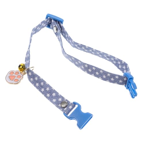 INOOMP Verstellbares Katzenhalsband Mit Glöckchen Süßes Dekoratives Für Und Kleine Hunde Für Tägliches Tragen Partys Und Fotoshootings Sicherer Schnellverschluss von INOOMP