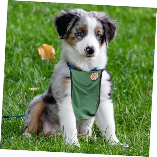 INOOMP wasserdichte Hundeweste mit Verstellbarem Hals Hüftgurt Leichter Regenmantel für Kleine bis Große Hunde Bauchschützende Regenjacke für Nasse Tage Outdoor Hundebekleidung von INOOMP