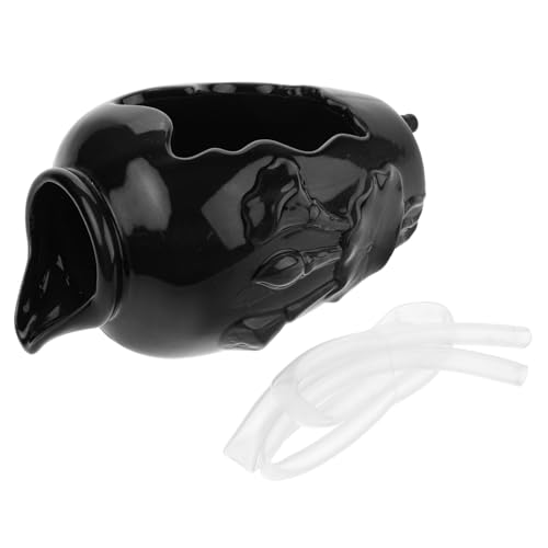 Retro -Fischtank -Topf Aquarium Gläser Merkmale Wasser Ton Pflanzen Wohnkultur Reptilienpanzerzubehör Hofbrunnen- Funky Vase Schwimmende Aquariendekorationen Keramik Schwarz Retro -Fischtank -Topf Aquarium Gläser Merkmale Wasser Ton Pflanzen Wohnkultur Reptilienpanzerzubehör Hofbrunnen- Funky Vase Schwimmende Aquariendekorationen Keramik Schwarz von INOOMP