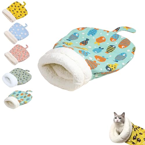 Gemütliches Haustiernest for Katzen und Hunde, 2025 neuer weicher Katzen- und Hundeschlafsack, dicker Plüsch-Katzenschlafsack for den Innenbereich, for kleine Hunde und Katzenbetten.(Green,18*22inch) Gemütliches Haustiernest for Katzen und Hunde, 2025 neuer weicher Katzen- und Hundeschlafsack, dicker Plüsch-Katzenschlafsack for den Innenbereich, for kleine Hunde und Katzenbetten.(Green,18*22inch) von INSDHCCHD