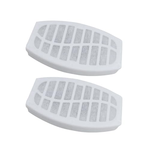 INSTR 1/4 Stück ersetzter Aktivkohlefilter, kompatibel mit Katzen-Wassertrinkbrunnen, Ersatzfiltern, Haustier-Hundebrunnenspender-Zubehör (Size : 2pcs) von INSTR