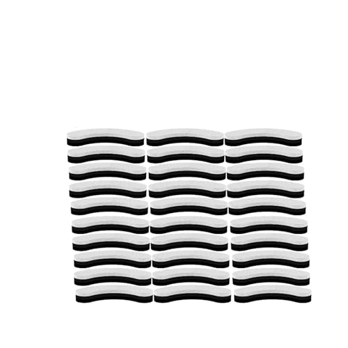INSTR 10–50 Stück Katzen-Wasserbrunnenfilter, kompatibel mit WF050/WF060, Ersatz-Aktivkohlefilter, kompatibel mit Haustier-Automatik-Trinkspender-Zubehör (Size : 30pcs White Black) von INSTR