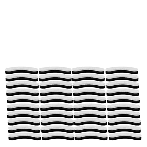 INSTR 10–50 Stück Katzen-Wasserbrunnenfilter, kompatibel mit WF050/WF060, Ersatz-Aktivkohlefilter, kompatibel mit Haustier-Automatik-Trinkspender-Zubehör (Size : 40pcs White Black) von INSTR