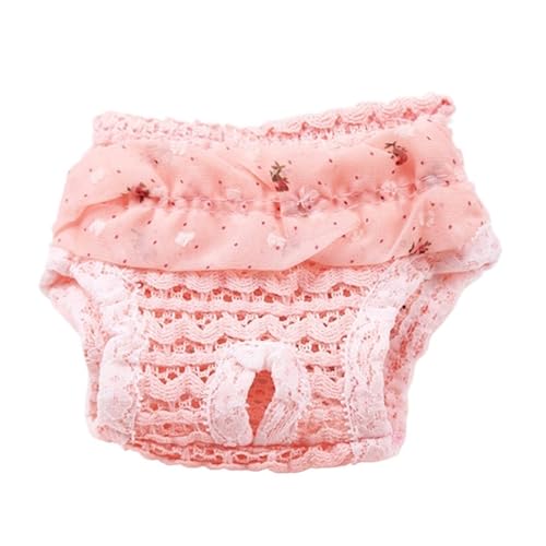 1PC Haustier Hund Shorts Sanitär Physiologischen Hosen Nette Obst Druck Windel Hund Shorts Waschbar Weibliche Hund Höschen Unterwäsche Slips (Color : Cloth, Size : L) von INSTR