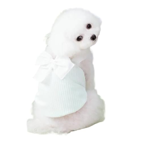 Big Bow Haustier-Hundekleidung, Sommer, dünnes Hundekleid, Rock, atmungsaktiv, for Welpen, kompatibel mit kleinen und mittelgroßen Hunden, Kleidung for französische Bulldogge, Chihuahua (Color : Gree Big Bow Haustier-Hundekleidung, Sommer, dünnes Hundekleid, Rock, atmungsaktiv, for Welpen, kompatibel mit kleinen und mittelgroßen Hunden, Kleidung for französische Bulldogge, Chihuahua (Color : Gree von INSTR