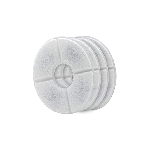 INSTR Ersatzfilter, kompatibel mit Katzen- und Hundewassertrinkbrunnen, Aktivkohle, ersetzte Filter, 4 Stück Brunnenspender-Futterspender INSTR Ersatzfilter, kompatibel mit Katzen- und Hundewassertrinkbrunnen, Aktivkohle, ersetzte Filter, 4 Stück Brunnenspender-Futterspender von INSTR