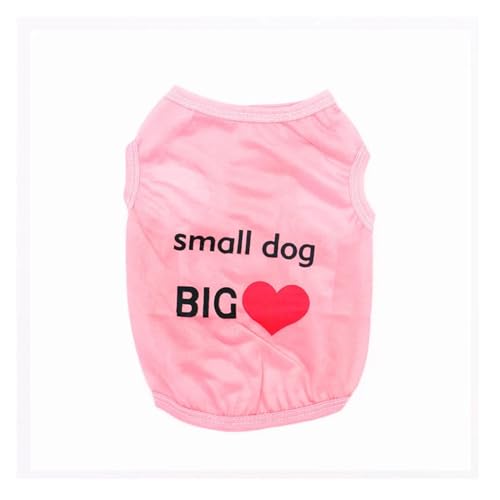 Haustier Hund Kleidung Sommer Welpen Haustier Kleidung for Hund Weste Hemd Hunde Haustiere Kleidung Chihuahua Yorkshire Kleidung Kompatibel Mit Hunden (Color : 3, Size : M) von INSTR