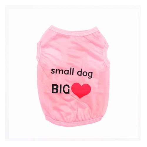 Haustier Hund Kleidung Sommer Welpen Haustier Kleidung for Hund Weste Hemd Hunde Haustiere Kleidung Chihuahua Yorkshire Kleidung Kompatibel Mit Hunden (Color : 3, Size : S) von INSTR