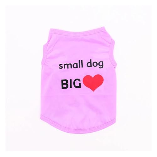 Haustier Hund Kleidung Sommer Welpen Haustier Kleidung for Hund Weste Hemd Hunde Haustiere Kleidung Chihuahua Yorkshire Kleidung Kompatibel Mit Hunden (Color : 4, Size : M) von INSTR