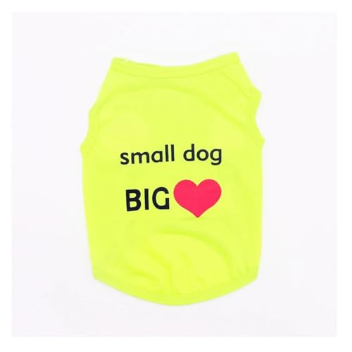 Haustier Hund Kleidung Sommer Welpen Haustier Kleidung for Hund Weste Hemd Hunde Haustiere Kleidung Chihuahua Yorkshire Kleidung Kompatibel Mit Hunden (Color : 5, Size : M) von INSTR