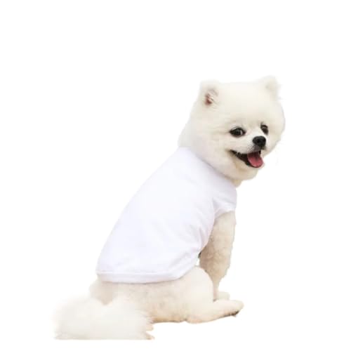 Haustier-Hundekleidung, kompatibel mit kleinen, mittelgroßen und großen Hunden, Weste, warme Baumwolle, for Welpen, Katzen, Kostüm, Mantel, Bulldogge, Chihuahua, T-Shirt, Haustierkleidung (Color : Wh Haustier-Hundekleidung, kompatibel mit kleinen, mittelgroßen und großen Hunden, Weste, warme Baumwolle, for Welpen, Katzen, Kostüm, Mantel, Bulldogge, Chihuahua, T-Shirt, Haustierkleidung (Color : Wh von INSTR