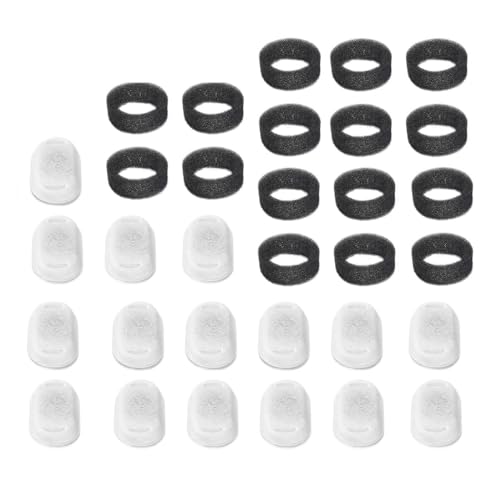 INSTR Haustier-Katze-Hund-Wasserbrunnen-Spenderfilter, Aktivkohle-Ersatzfilterelement, geeignet, kompatibel mit Edelstahl-Haustierbrunnen (Size : 16Pack) von INSTR