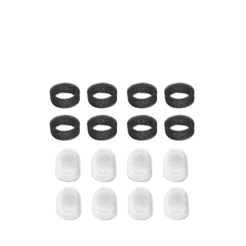 INSTR Haustier-Katze-Hund-Wasserbrunnen-Spenderfilter, Aktivkohle-Ersatzfilterelement, geeignet, kompatibel mit Edelstahl-Haustierbrunnen (Size : 8Pack) von INSTR