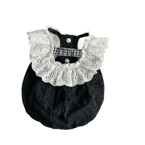 Hundekleidung, Sommer, Elegante Hundekleidung, Katze, Welpe, schwarzes Spitzenkleid, kompatibel mit kleinen Hunden, Prinzessin, Haustierrock, Welpenkleidung, Hundekleid (Color : Only Black Dress, SI Hundekleidung, Sommer, Elegante Hundekleidung, Katze, Welpe, schwarzes Spitzenkleid, kompatibel mit kleinen Hunden, Prinzessin, Haustierrock, Welpenkleidung, Hundekleid (Color : Only Black Dress, SI von INSTR