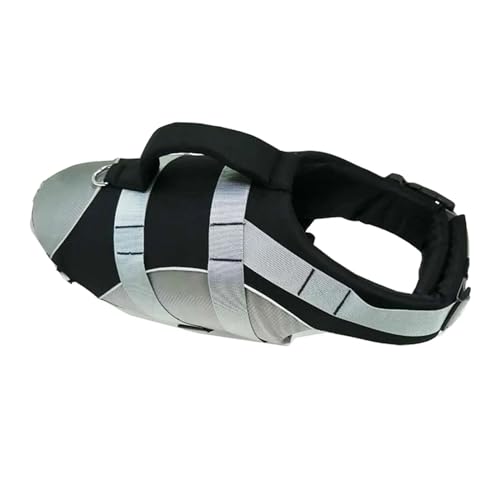 Sommer-Sicherheits-Schwimmweste for Hunde, kompatibel mit kleinen und großen Hunden, Badeanzug, Haustiergeschirr, Schwimmweste, Kleidung, Bulldogge, Labrador, Badebekleidung, S-XL (Color : Black, SI Sommer-Sicherheits-Schwimmweste for Hunde, kompatibel mit kleinen und großen Hunden, Badeanzug, Haustiergeschirr, Schwimmweste, Kleidung, Bulldogge, Labrador, Badebekleidung, S-XL (Color : Black, SI von INSTR
