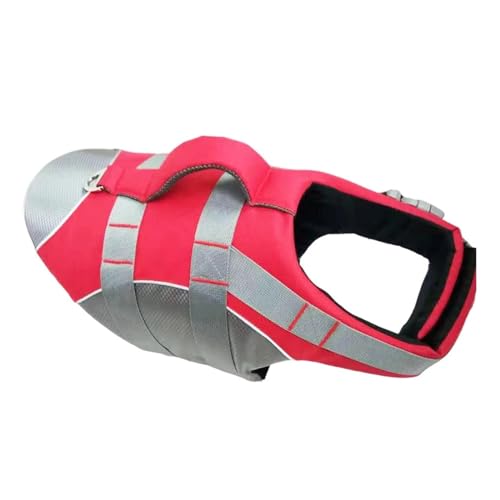 Sommer-Sicherheits-Schwimmweste for Hunde, kompatibel mit kleinen und großen Hunden, Badeanzug, Haustiergeschirr, Schwimmweste, Kleidung, Bulldogge, Labrador, Badebekleidung, S-XL (Color : Red, Size Sommer-Sicherheits-Schwimmweste for Hunde, kompatibel mit kleinen und großen Hunden, Badeanzug, Haustiergeschirr, Schwimmweste, Kleidung, Bulldogge, Labrador, Badebekleidung, S-XL (Color : Red, Size von INSTR