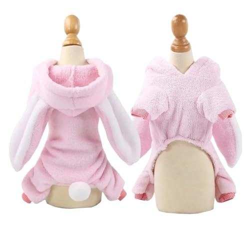 Weiche warme Haustier-Hunde-Overalls, Kleidung for Hunde, Pyjamas, Fleece-Haustier-Hundekleidung for Hunde, Mantel, Jacke, Chihuahua, Yorkshire (Color : 4, Size : M 2-3KG) von INSTR