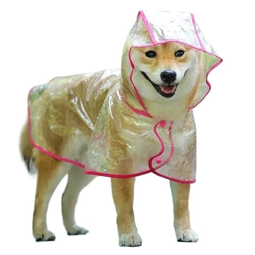 wasserdichte Hundekleidung for kleine Hunde, Haustier-Regenmäntel, Jacke, Welpen-Regenmantel, reflektierender Streifen, Yorkie-Chihuahua-Kleidung, Haustierprodukt (Color : 1, Size : XL) von INSTR