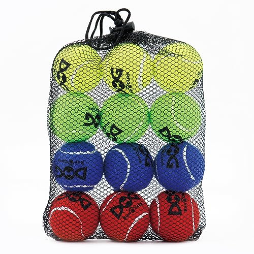 insum Tennisbälle für Hunde, bunt, leicht zu fangen, 5,1 cm, 12 Stück von INSUM