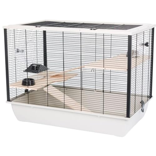 INTER-ZOO Käfig aus Holz, Metall, Kunststoff, 27 x 58 x 48 cm, Marke: INTER-ZOO - EAN: 5907600701267 von INTER-ZOO