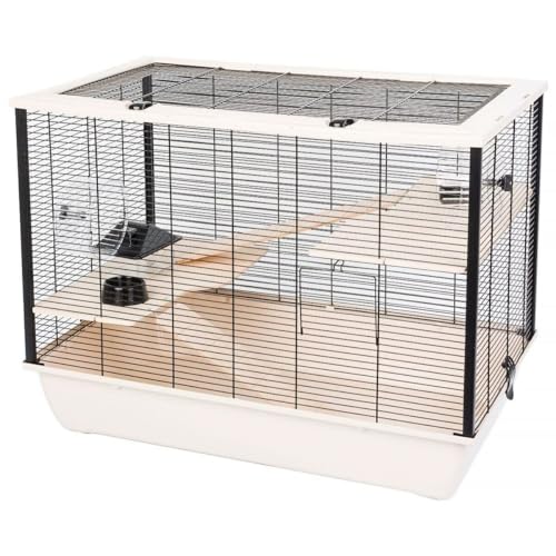 INTER-ZOO Käfig aus Holz, Metall, Kunststoff, 27 x 58 x 48 cm, Marke: INTER-ZOO - EAN: 5907600701281 von INTER-ZOO