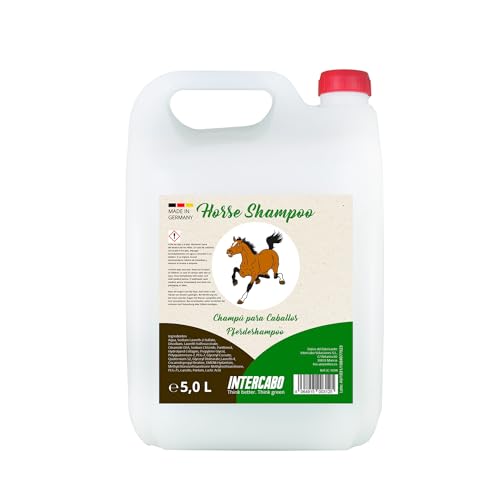 Premium Shampoo für Pferde in Karaffe 5 Liter - Tiefenreinigung und sanfte Pflege für alle Pferderassen Premium Shampoo für Pferde in Karaffe 5 Liter - Tiefenreinigung und sanfte Pflege für alle Pferderassen von INTERCABO