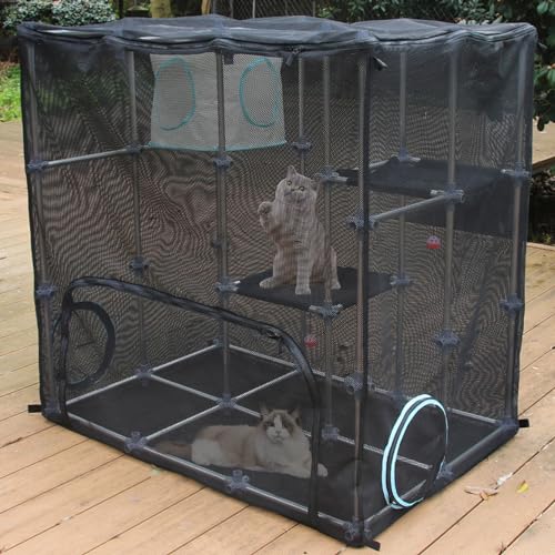 INTURN Catio Katzengehege Outdoor Mega Kit für Outdoor und Indoor von INTURN