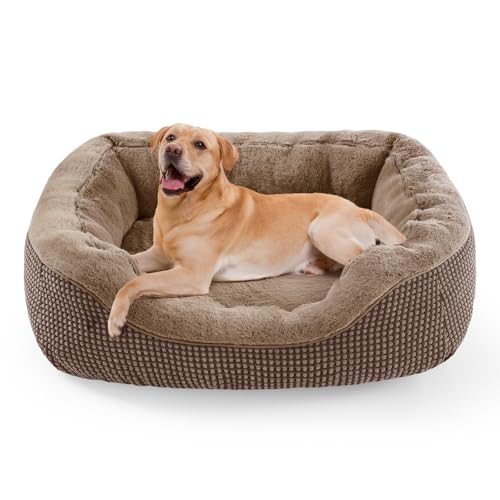 INVENHO Großes Hundebett, waschbar, orthopädisch, wärmend, weich, langlebig, mit rutschfester Unterseite INVENHO Großes Hundebett, waschbar, orthopädisch, wärmend, weich, langlebig, mit rutschfester Unterseite von INVENHO