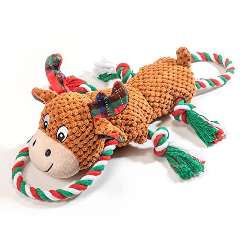 IOKHEIRA Weihnachts-Hundespielzeuge für große, mittlere und kleine Hunderassen - Hundespielzeuge Rentier-Hundespielzeug IOKHEIRA Weihnachts-Hundespielzeuge für große, mittlere und kleine Hunderassen - Hundespielzeuge Rentier-Hundespielzeug von IOKHEIRA
