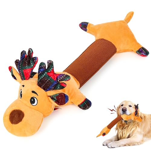 IOKHEIRA Weihnachtshundespielzeug, interaktives Tauziehen-Hundekauspielzeug von IOKHEIRA