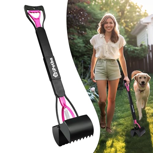 IPETBA 80 cm Großer Hundekotschaufeln Langer Griff Hundekotsammler Kein Bücken Nötig für Hunde und Katzen Faltbare Pooper Scooter für Wiese Erdboden Sandboden Kiesweg IPETBA 80 cm Großer Hundekotschaufeln Langer Griff Hundekotsammler Kein Bücken Nötig für Hunde und Katzen Faltbare Pooper Scooter für Wiese Erdboden Sandboden Kiesweg von IPETBA