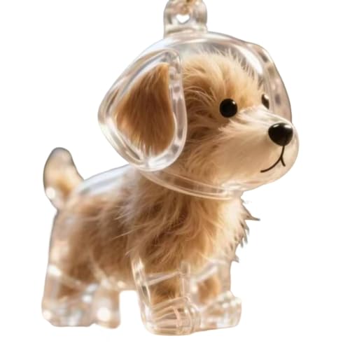 IRCKONCI Schlüsselanhänger for Sammeln Von Hundehaaren, Andenken An Tierhaare, Erinnerungsgeschenke for Hunde, Nachfüllbarer Schlüsselanhänger for Hundehaare, Geschenk for Tierliebhaber(A) von IRCKONCI