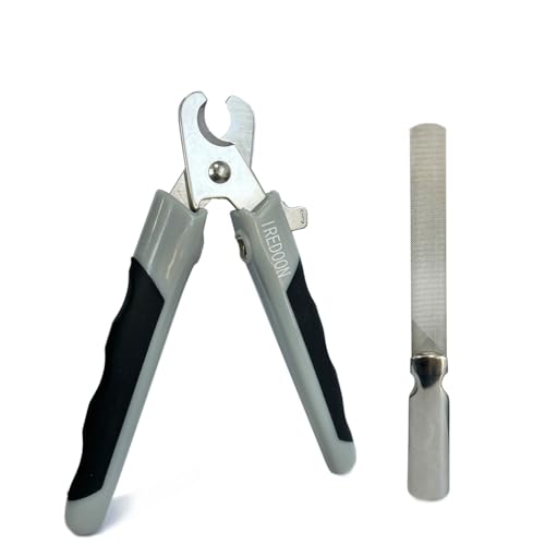 IREDOON Nagelknipser und Trimmer für Hunde und Katzen, mit Nagelfeile, 5r13 Edelstahl, rasiermesserscharfe Klinge, professionelles Pflegewerkzeug für Haustiere IREDOON Nagelknipser und Trimmer für Hunde und Katzen, mit Nagelfeile, 5r13 Edelstahl, rasiermesserscharfe Klinge, professionelles Pflegewerkzeug für Haustiere von IREDOON