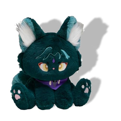 IRILXGAY Genshin Impact Plush Katze, Katzen-PlüSchen-Spielzeug, Lustiges Umarmspielzeug, Weiche FüLlung, üBerraschungsgeschenk FüR Familie Und Freunde von IRILXGAY