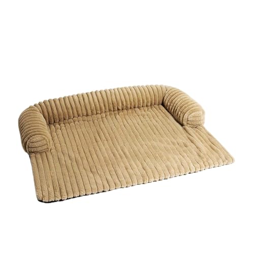 IRIRI Beruhigender Sofabezug for Haustiere – Abnehmbare, Waschbare Plüschdecke for Hunde/Katzen, Warmer Sofaschutz for Den Winter, for Kleine Bis Große Haustiere(Bruin,L) von IRIRI