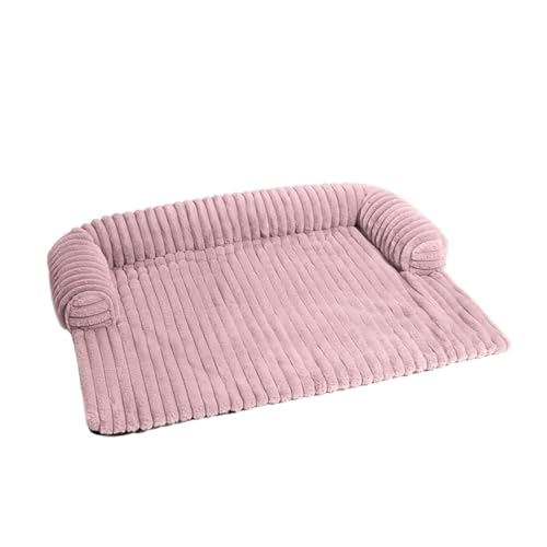 IRIRI Beruhigender Sofabezug for Haustiere – Abnehmbare, Waschbare Plüschdecke for Hunde/Katzen, Warmer Sofaschutz for Den Winter, for Kleine Bis Große Haustiere(Rosa,S) von IRIRI