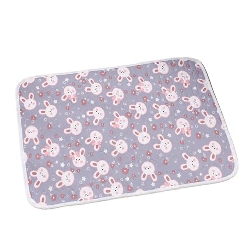 IRIRI Kühlmatte for Haustiere for Den Sommer – Gefüllt mit Eisseide und Latex, rutschfeste Hunde-/Katzenunterlage, Atmungsaktives Kühlbett for Zwinger/Auto/Sofa/Kiste(Grau,40 * 30cm) von IRIRI
