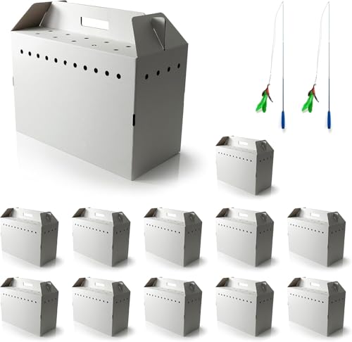IRSTBL Transportbox für Haustiere aus Karton, 12 Stück IRSTBL Transportbox für Haustiere aus Karton, 12 Stück von IRSTBL