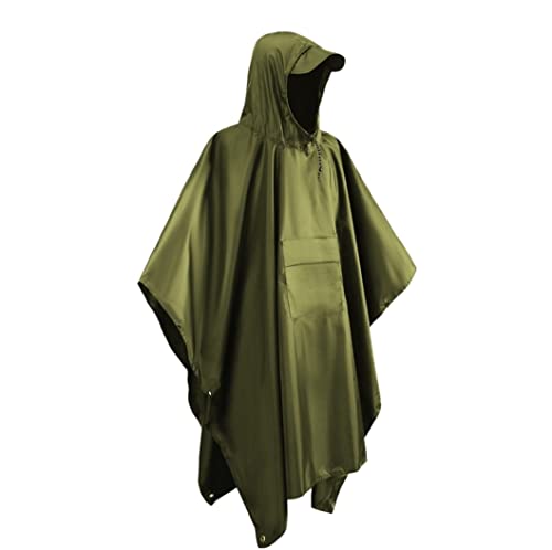 IRYZE Regenponcho Regenjacke 3-in-1-Regenmantel Mit Kapuze, Wiederverwendbar, Wasserdicht, Outdoor, Wandern, Radfahren, Angeln, Regenschutz Regenmantel Regencape IRYZE Regenponcho Regenjacke 3-in-1-Regenmantel Mit Kapuze, Wiederverwendbar, Wasserdicht, Outdoor, Wandern, Radfahren, Angeln, Regenschutz Regenmantel Regencape von IRYZE