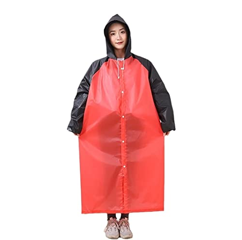 IRYZE Regenponcho Regenjacke 5 Stück Wiederverwendbare Verdicken Frauen Männer Regenmantel Wasserdichte Jacke Poncho Kapuze Anzug Regenmantel Regenmantel Regencape (Color : B, Size : One Size) von IRYZE