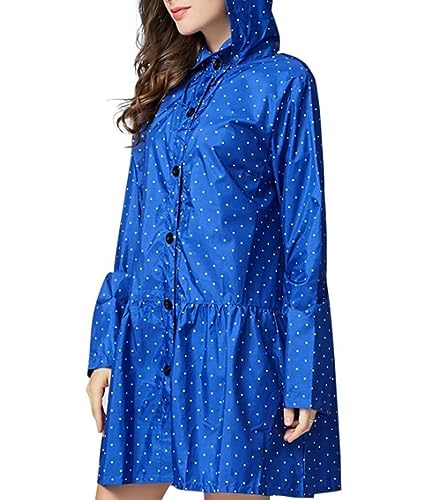 IRYZE Regenponcho Regenjacke Erwachsene Frauen Winddicht Wasserdicht Wandern Regenschutz Lange Regenmantel Frauen Gepunktet Regenmantel Regencape IRYZE Regenponcho Regenjacke Erwachsene Frauen Winddicht Wasserdicht Wandern Regenschutz Lange Regenmantel Frauen Gepunktet Regenmantel Regencape von IRYZE
