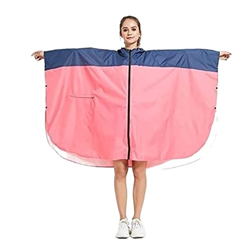 IRYZE Regenponcho Regenjacke Frauen gespleißter Umhang Regenmantel lose Outdoor Wandern Angeln Windjacke Poncho Regenmantel Regencape (Color : A, Size : One Size) von IRYZE