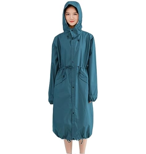 IRYZE Regenponcho Regenjacke Langer Regenmantel Damen Herren Outdoor Poncho Jacke Jacke Damen Regenmantel Regenmantel Regencape (Color : B, Size : M) von IRYZE