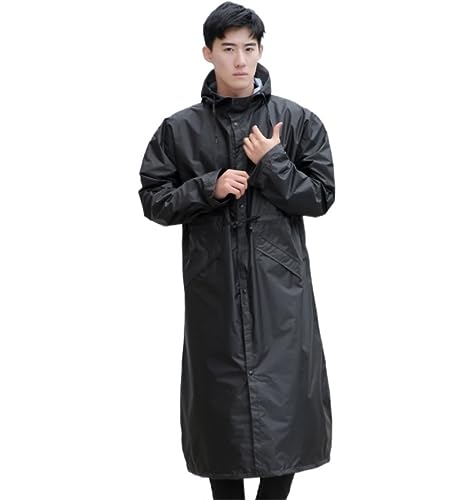 Regenponcho Regenjacke Langer Regenmantel Damen Herren Outdoor Poncho Jacke Jacke Damen Regenmantel Regenmantel Regencape (Color : C, Size : XL) von IRYZE