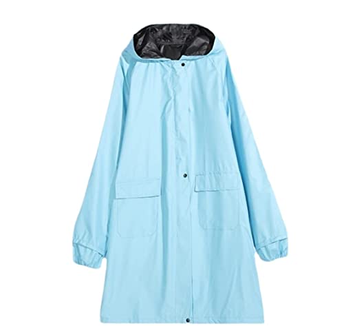 IRYZE Regenponcho Regenjacke Regenmantel Outdoor-Reisen Wasserdichter Regenmantel Für Frauen Poncho Lange Regenbekleidung Regenmantel Regencape (Color : A, Size : M) von IRYZE