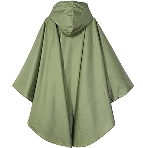 IRYZE Regenponcho Regenjacke Regenponcho Für Erwachsene, Regenmantel, Poncho, Leicht Und Atmungsaktiv, Groß Regenmantel Regencape von IRYZE