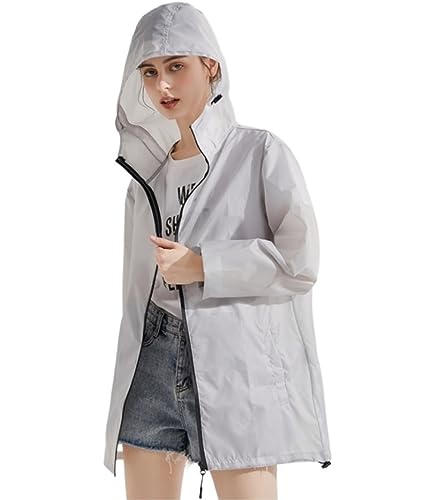Regenponcho Regenjacke Universeller, Tragbarer, Einfarbiger, Kurzer Regenmantel Für Erwachsene Für Laufen Und Radfahren Im Freien Regenmantel Regencape (Color : A, Size : One Size) von IRYZE