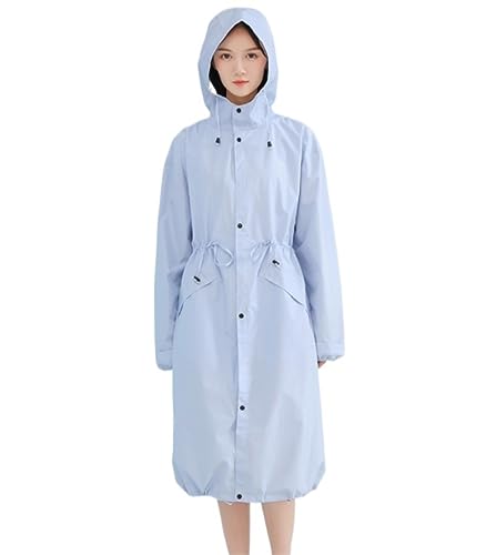 Regenponcho Regenjacke Langer Regenmantel Damen Herren Outdoor Poncho Jacke Jacke Damen Regenmantel Regenmantel Regencape (Color : D, Size : L) von IRYZE