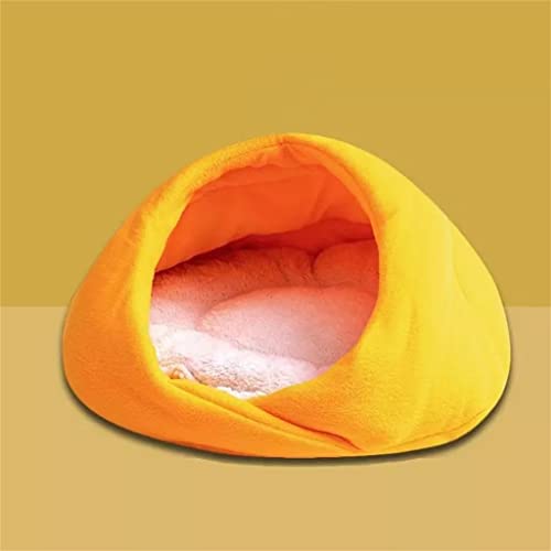 ISCBAFYX Cozy Pet Cave: Warmer Schlafsack für kleine bis mittelgroße Katzen und Welpen - Weiches Hundebetthaus mit Matte für Katzenbett ISCBAFYX Cozy Pet Cave: Warmer Schlafsack für kleine bis mittelgroße Katzen und Welpen - Weiches Hundebetthaus mit Matte für Katzenbett von ISCBAFYX